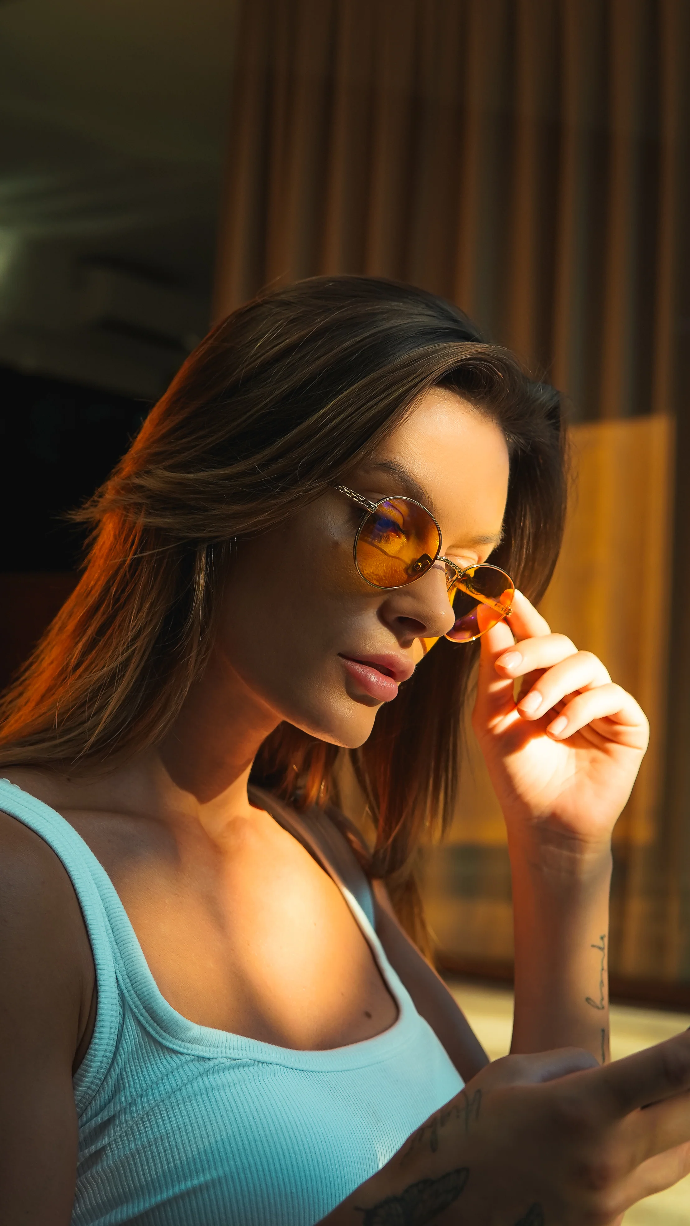 Athena 24K Gold Plated Blue Light Blocking Glasses - Image 6