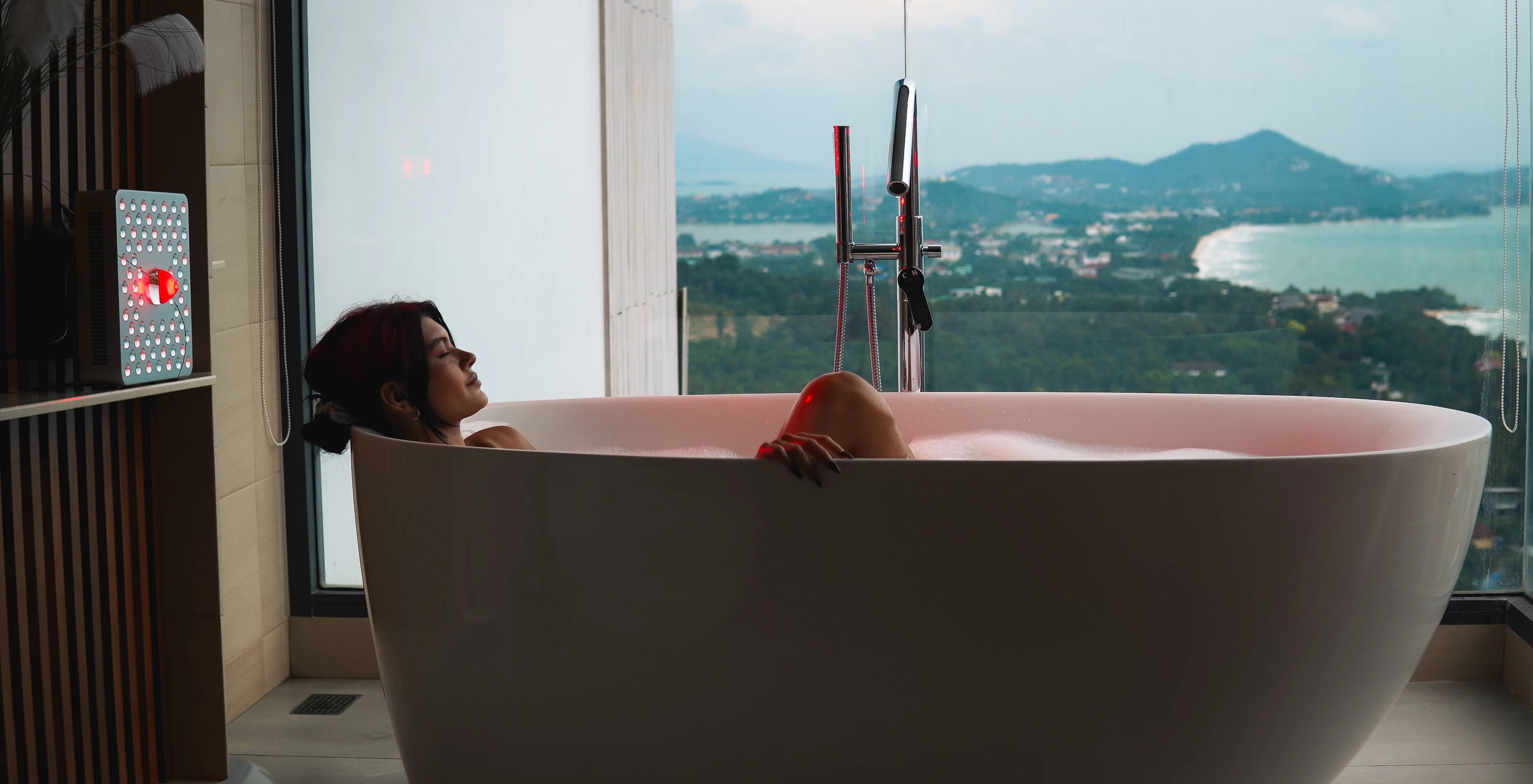 Fire Dragon Pro Red Light Therapy Panel — 288W COB, 660nm + 850nm + UV - Image 11