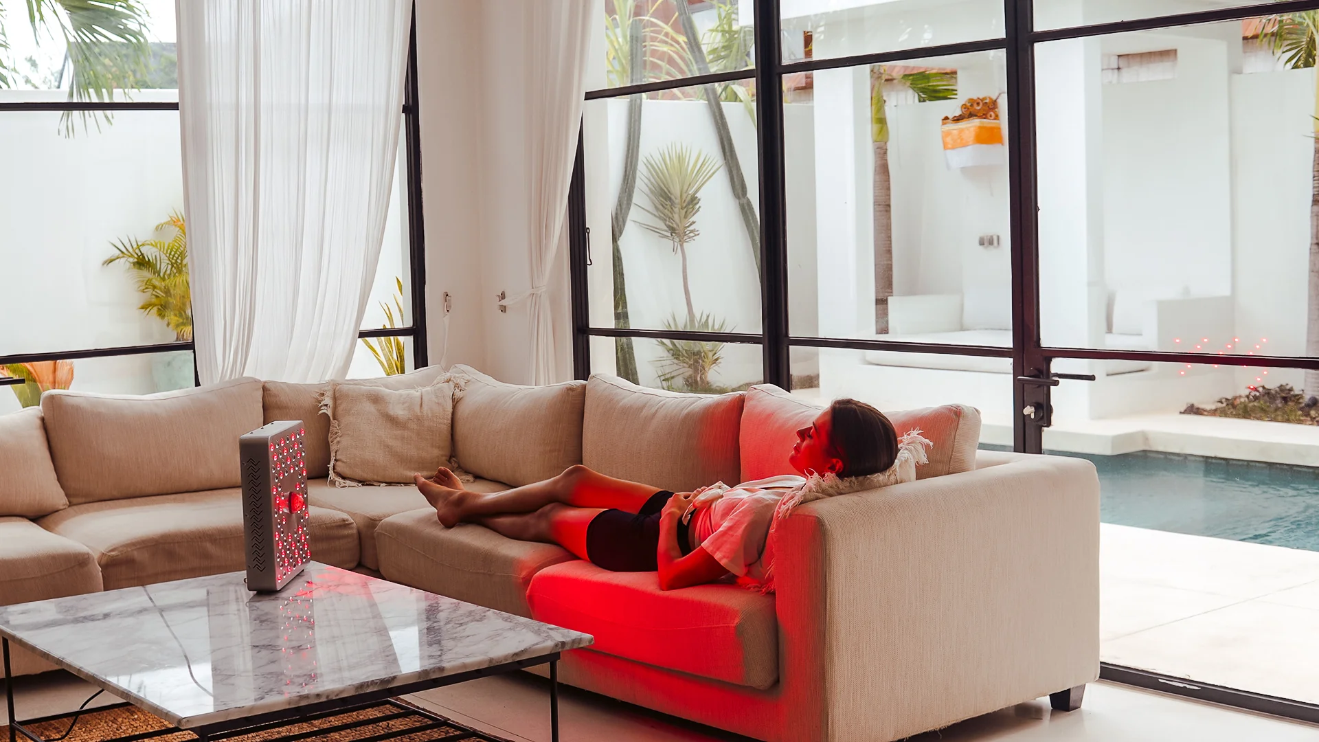 Fire Dragon Pro Red Light Therapy Panel — 288W COB, 660nm + 850nm + UV - Image 4