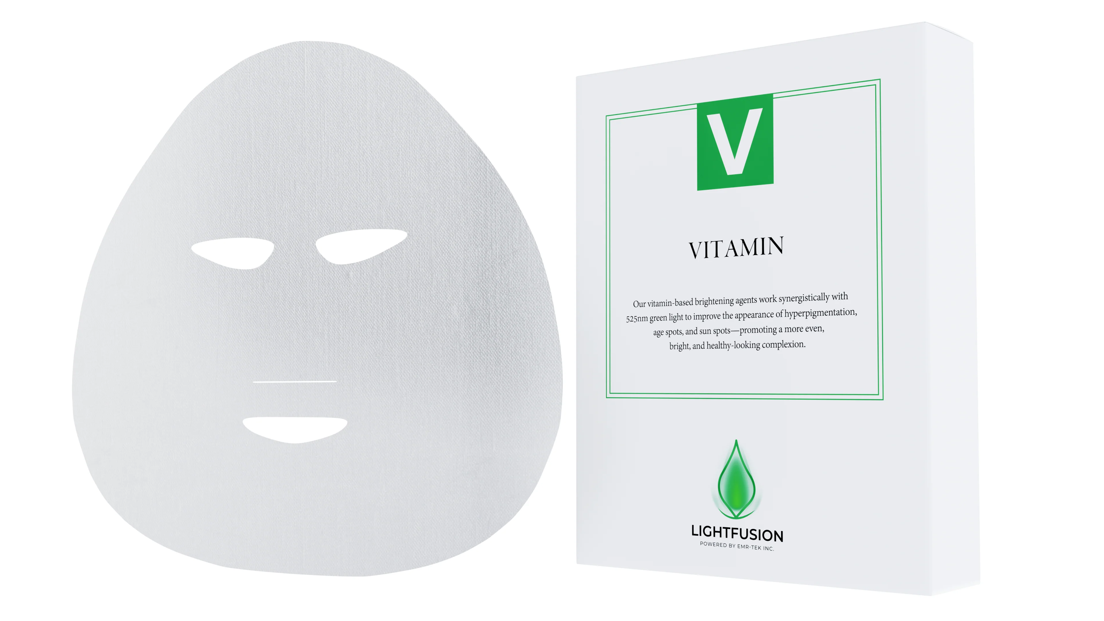 Green Light Fusion Sheet Mask (Canada and USA only) - Image 3
