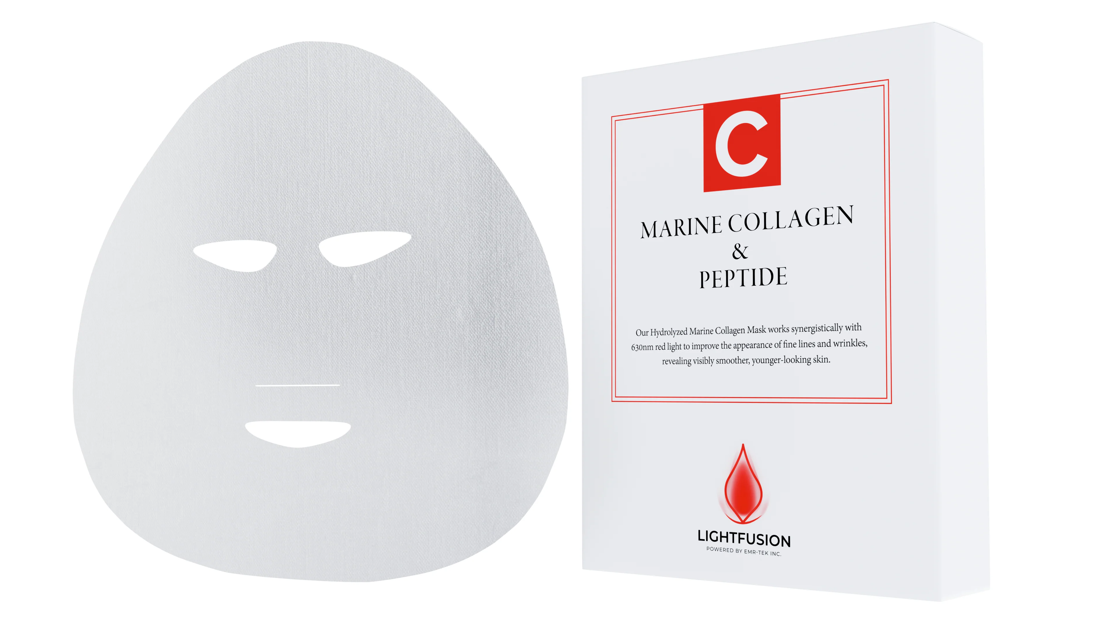 Red Light Fusion Sheet Mask — Smooth, Radiant Skin (Canada and USA only) - Image 3