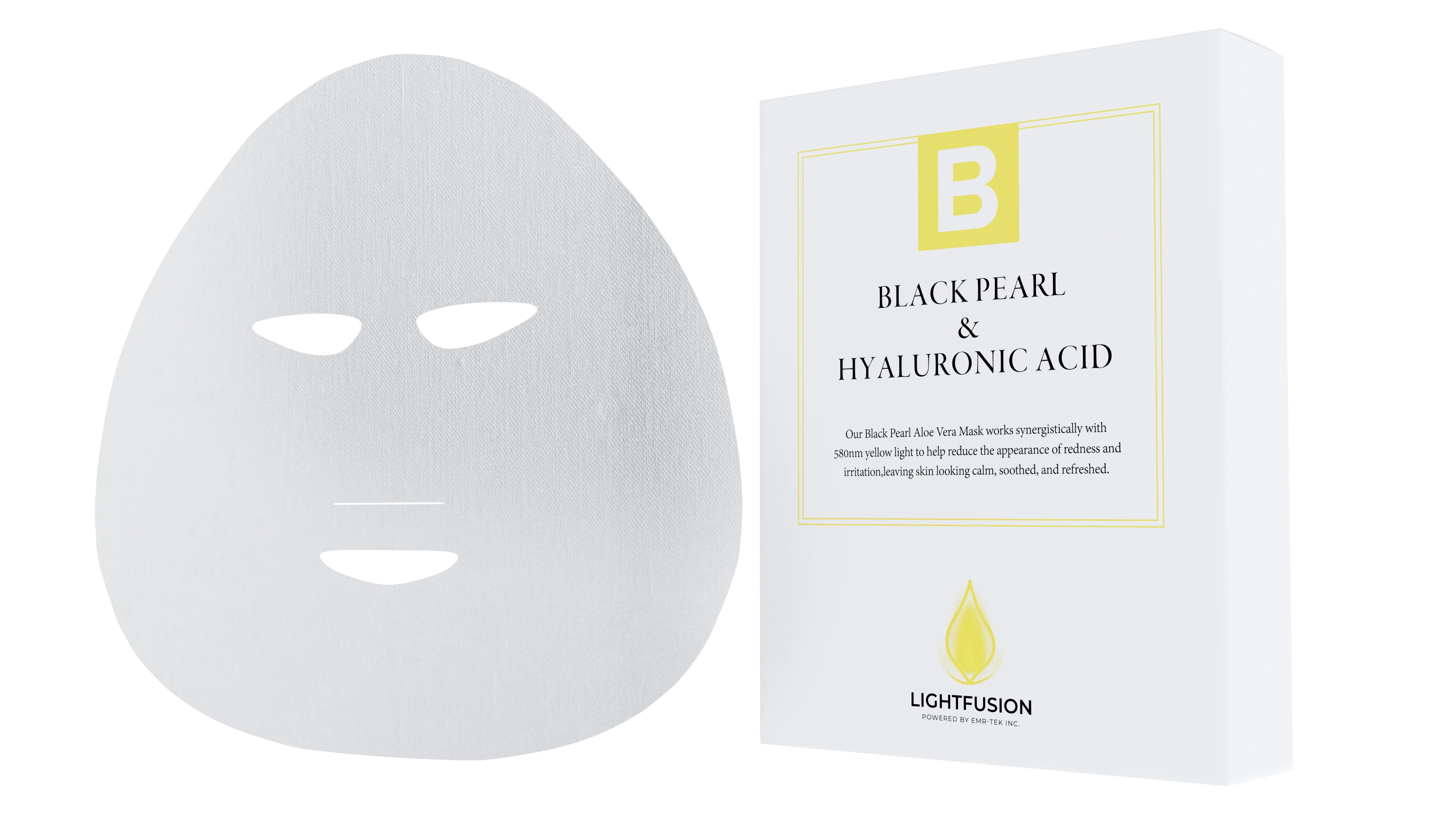 Yellow Light Fusion Sheet Mask — Hydrate & Soothe Radiance (Canada and USA only) - Image 3